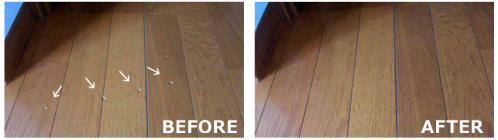 フローリングのキズ